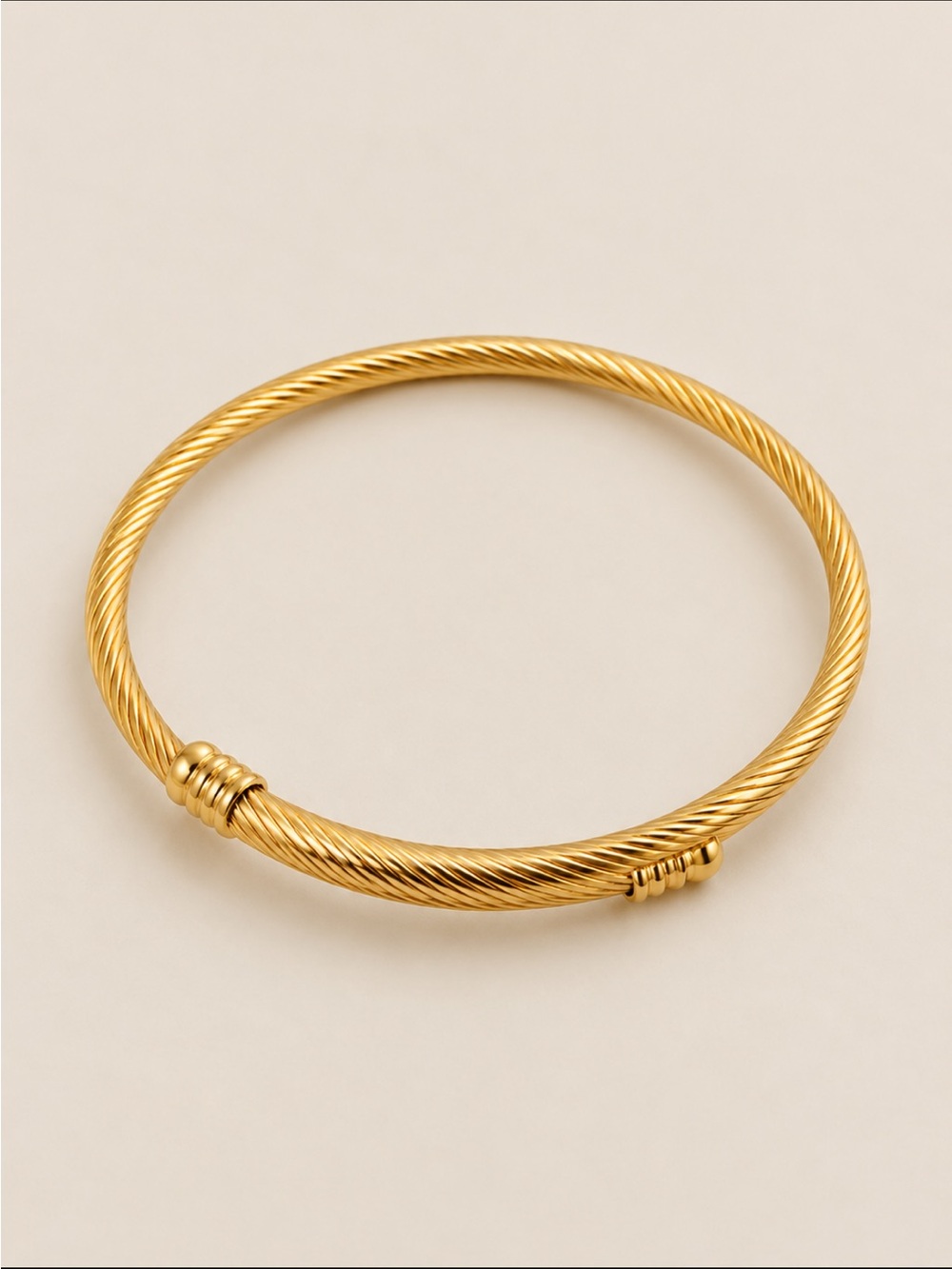 New! Gold Coil Wrap Preppy Classic Bracelet NWOT
